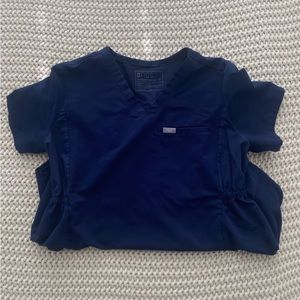 figs maternity scrub top